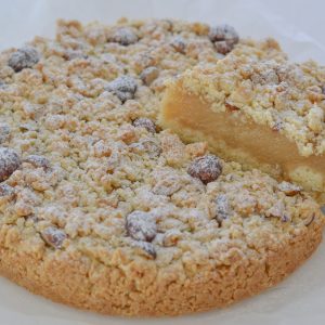 sbriciolata con crema all'uva