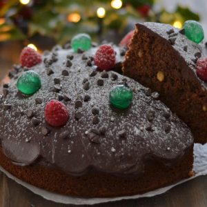 torta di natale al cacao