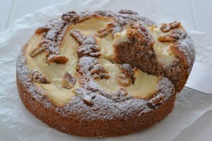 torta noci e ricotta