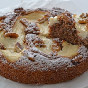 torta noci e ricotta al miele