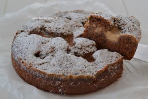 torta al cacao con crema al caffè