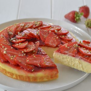cheesecake alle fragole al limone