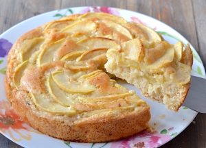 torta di mele senza uova senza latte e senza burro