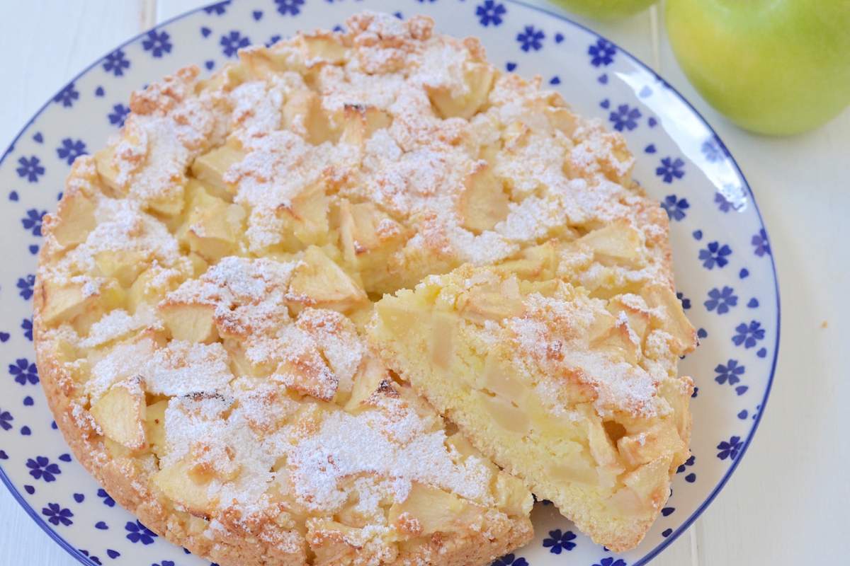 TORTA DI MELE VERDI AL LIMONE