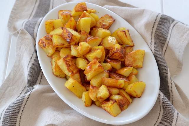 patate al forno servite