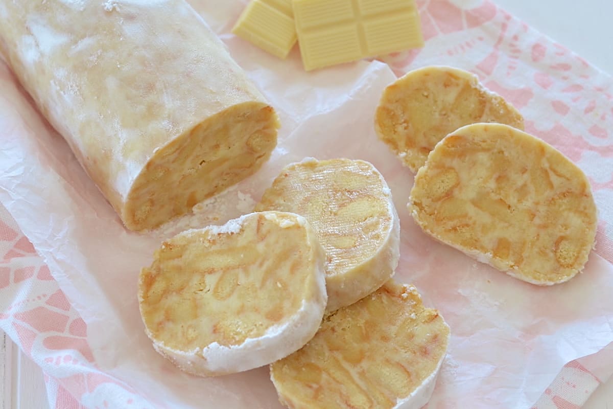 SALAME AL CIOCCOLATO BIANCO