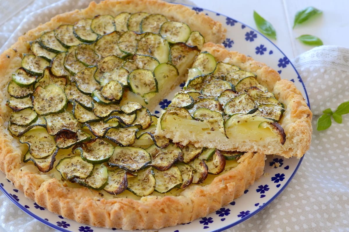 TORTA SALATA DI ZUCCHINE E PATATE