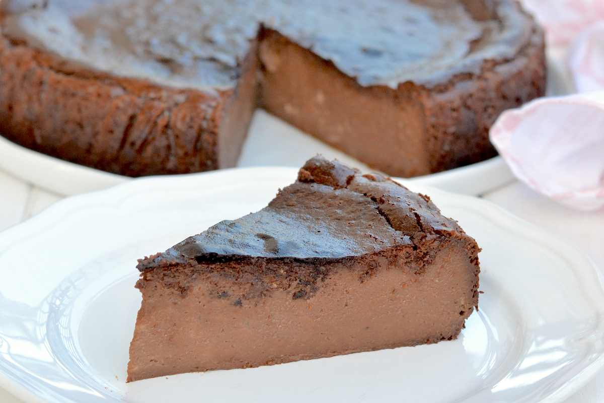CHEESECAKE BASCA AL CIOCCOLATO